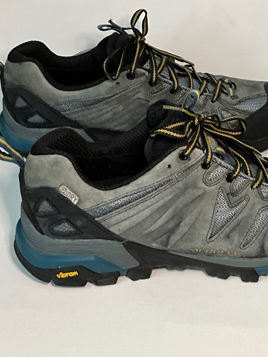 Merrell Turbulence Waterproof Hiking Shoe Men\'s 10 Grey Blue Vibram Select Dry main image 7